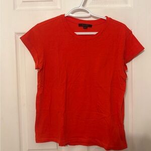 All Saints Women's Bright Red Short Sleeve Tee